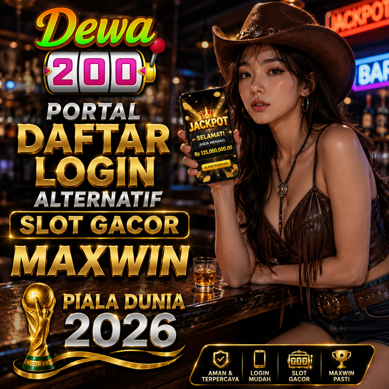 DEWA200 Portal Daftar Login Alternatif Slot Gacor Maxwin Piala Dunia 2026